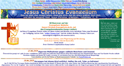 Desktop Screenshot of jesus-christus-evangelium.de